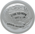 DRAG SPECIALTIES "Live to Ride" Gas Cap - Vented - Chrome 72644 - Cycle City Outdoors