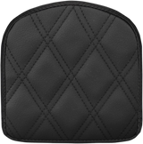 SADDLEMEN Sissy Bar Pad - Lattice Stitched - Black 040843