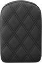 SADDLEMEN Sissy Bar Pad - Lattice Stitched - Black 041143