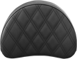 SADDLEMEN Sissy Bar Pad - Lattice Stitched - Black 051343
