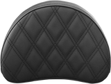 SADDLEMEN Sissy Bar Pad - Lattice Stitched - Black 051343