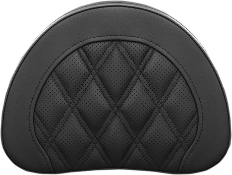 SADDLEMEN Sissy Bar Pad - Lattice Stitched - Black 051344