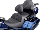 SADDLEMEN Lattice Stitched Tour-Pak Passenger Pad - GL H18-07-TPACK-LS