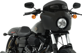 MEMPHIS SHADES Road Warrior Windshield - Vented - Dark Black Smoke - 7" MEP87210