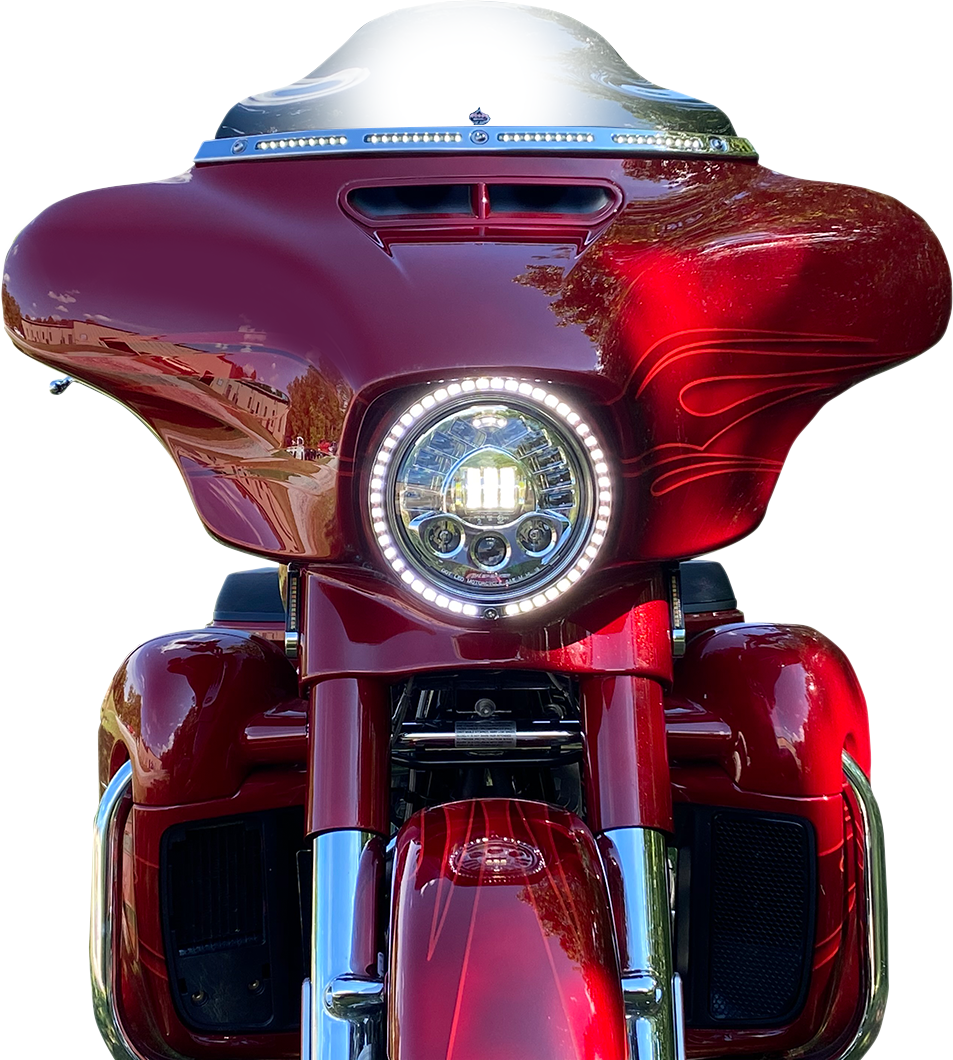 Custom Dynamics Standard Trim Ring - Chrome PB-7TR-AW-2C - Cycle City Outdoors