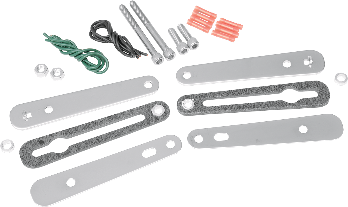 SADDLEMEN Turn Signal Relocation Kit - Dyna - Chrome 2020-0350