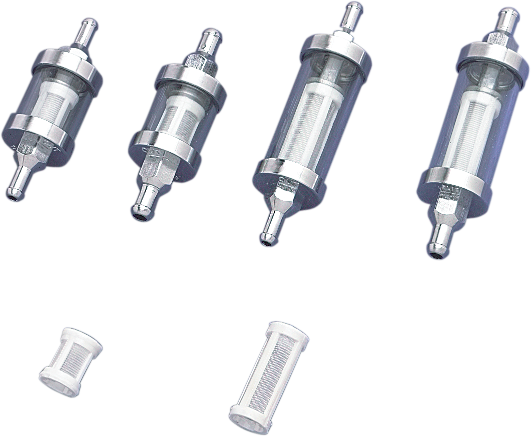 DRAG SPECIALTIES Fuel Filter - Clear - Mini - 5/16" 03-0050-BC145