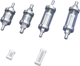 DRAG SPECIALTIES Fuel Filter - Clear - Mini - 5/16" 03-0050-BC145