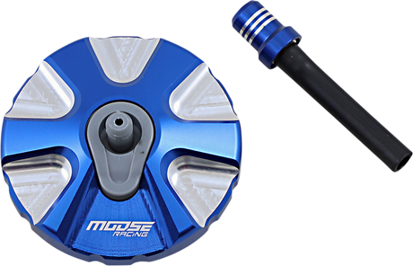 MOOSE RACING Aluminum Gas Cap - Blue - Husqvarna T03-5111L - Cycle City Outdoors