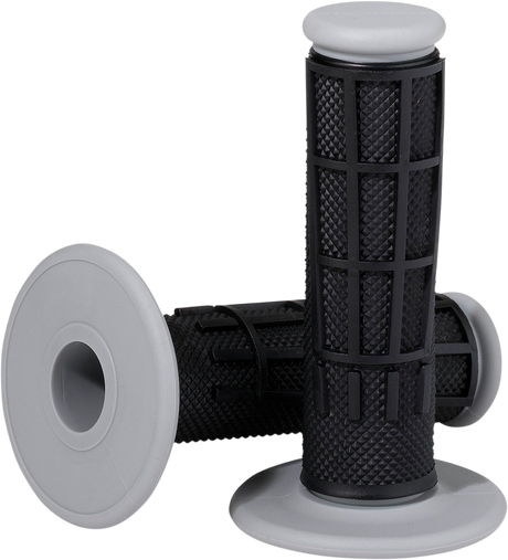 MOOSE RACING Grips - Compound - Half-Waffle - Black 1MG2315-BEM - Cycle City Outdoors
