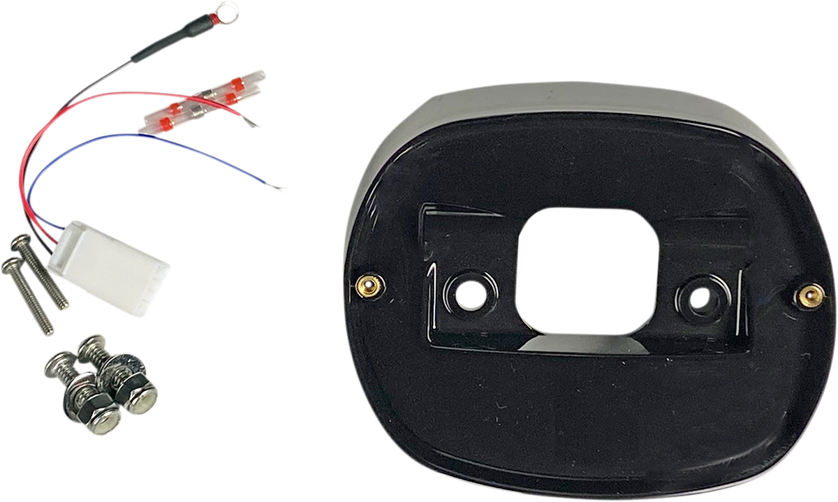 Custom Dynamics Taillight Baseplate - Black TL-BASE99-B - Cycle City Outdoors