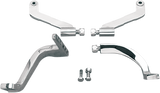 DRAG SPECIALTIES Floorboard Mounting Brackets - Chrome - FLT/FLHT 057091-BC5 - Cycle City Outdoors