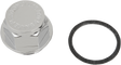 DRAG SPECIALTIES Chrome Master Cylinder Cap 17-0027-BC104 - Cycle City Outdoors