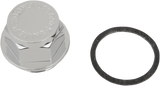 DRAG SPECIALTIES Chrome Master Cylinder Cap 17-0027-BC104 - Cycle City Outdoors