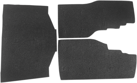 DRAG SPECIALTIES Saddlebag/Tourbox Floormats - Black - Gold Wing '88-'00 DS710115 - Cycle City Outdoors