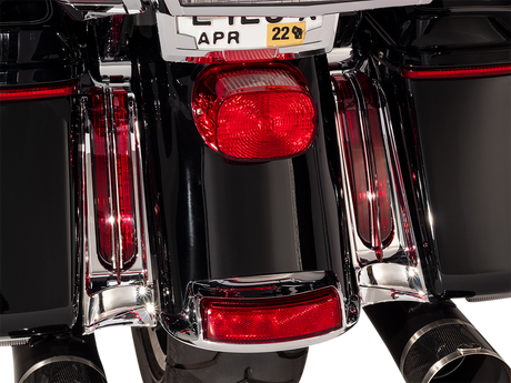 Ciro Filler Panel Lights - Red/Chrome 40050 - Cycle City Outdoors
