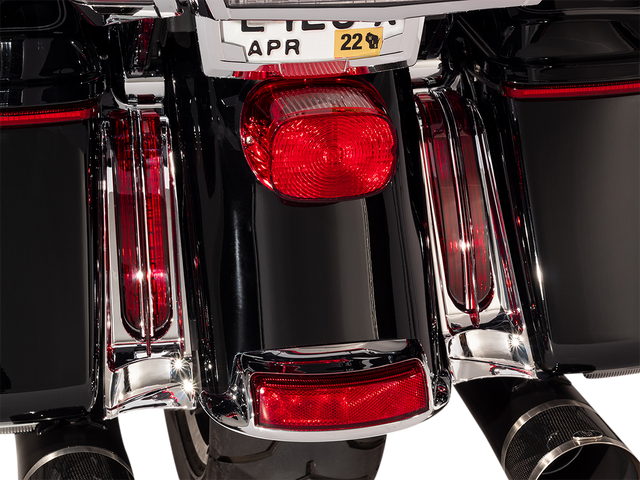 Ciro Filler Panel Lights - Red/Chrome 40050 - Cycle City Outdoors