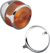 DRAG SPECIALTIES Turn Signal Lens Trim - Chrome 72182 - Cycle City Outdoors