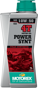 MOTOREX Power Synt 4T Engine Oil - 10W-50 - 1L 308249