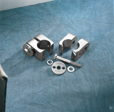 DRAG SPECIALTIES Universal Engine Guard Clamps - Chrome - 1" 720218-SC2 - Cycle City Outdoors