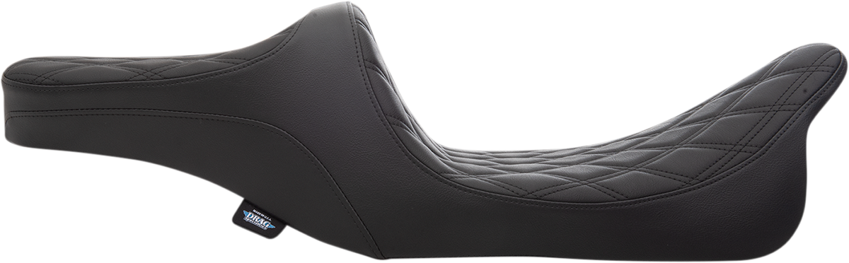 DRAG SPECIALTIES Predator III 2-Up Seat - Double Diamond - Black Thread - FL '99-'07 0801-1308 - Cycle City Outdoors