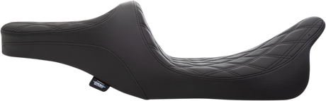 DRAG SPECIALTIES Predator III 2-Up Seat - Double Diamond - Black Thread - FL '99-'07 0801-1308 - Cycle City Outdoors