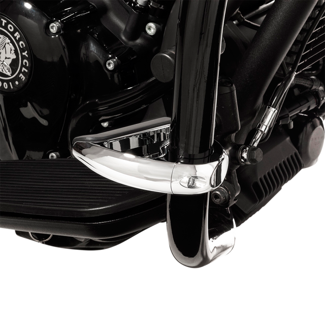 Ciro Toe Rest - 1-1/4" - Chrome 60400 - Cycle City Outdoors