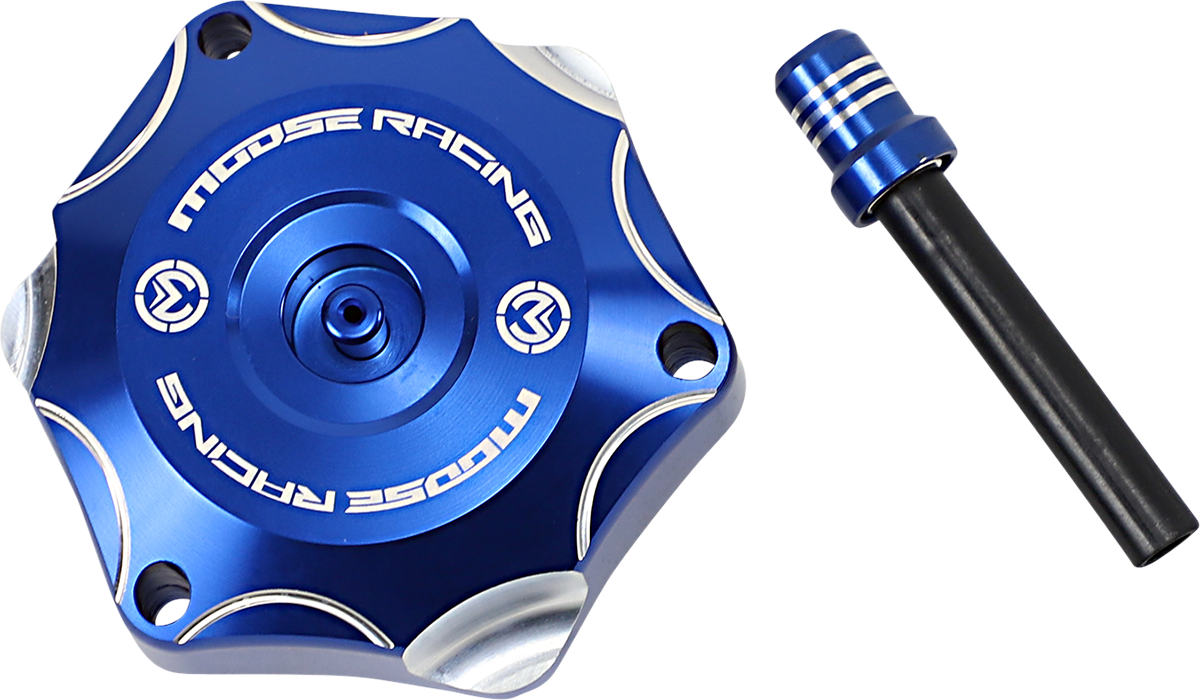 MOOSE RACING Aluminum Gas Cap - Blue - Yamaha T03-4132L - Cycle City Outdoors