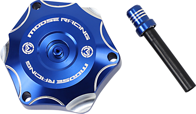 MOOSE RACING Aluminum Gas Cap - Blue - Yamaha T03-4132L - Cycle City Outdoors
