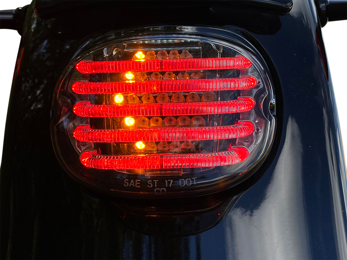 Custom Dynamics Taillight/Turn Signal - Top Window - Smoke Lens PB-TL-INT-TW-S - Cycle City Outdoors