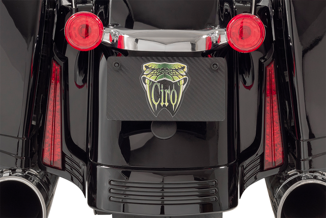 CIRO Filler Panel Light - Red Lens - Red LEDs - Black 40043