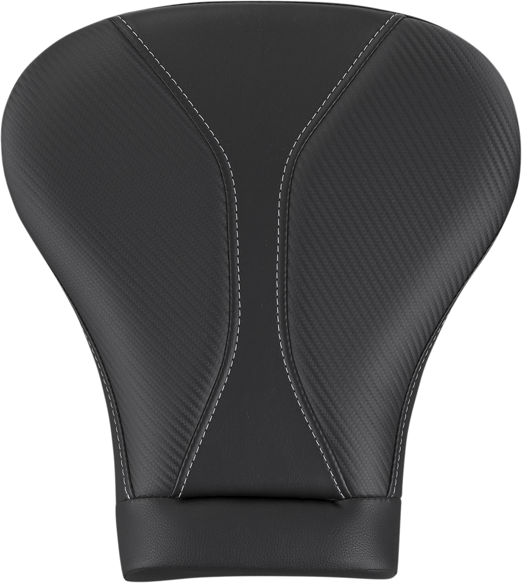 SADDLEMEN Dominator Pillion Pad - Touring - Black with Gray Stitching - FL '08-'23 - Part 808-07B-0142L