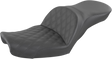 SADDLEMEN Explorer Seat - Lattice Stitched - Dyna '96-'03 896-04-029LS