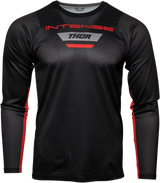 THOR Intense Jersey - Long-Sleeve - Black/Gray - Small 5120-0063 - Cycle City Outdoors
