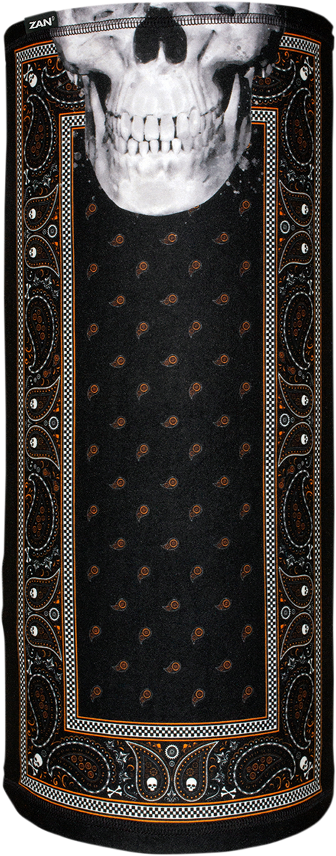 ZAN HEADGEAR Motley Tube? - Classic Bandana - Orange/Black T197