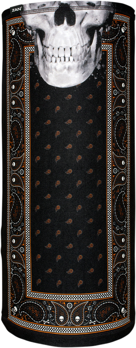 ZAN HEADGEAR Motley Tube? - Classic Bandana - Orange/Black T197