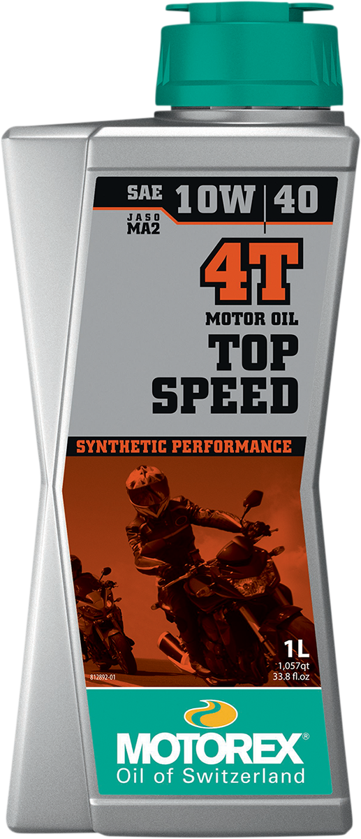 MOTOREX Top Speed Synthetic 4T Engine Oil - 10W-40 - 1L 308271