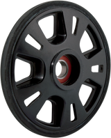 KIMPEX Idler Wheel - With Snap Ring/Bearing 6004 - Black - 200 mm OD x 20 mm ID 298988