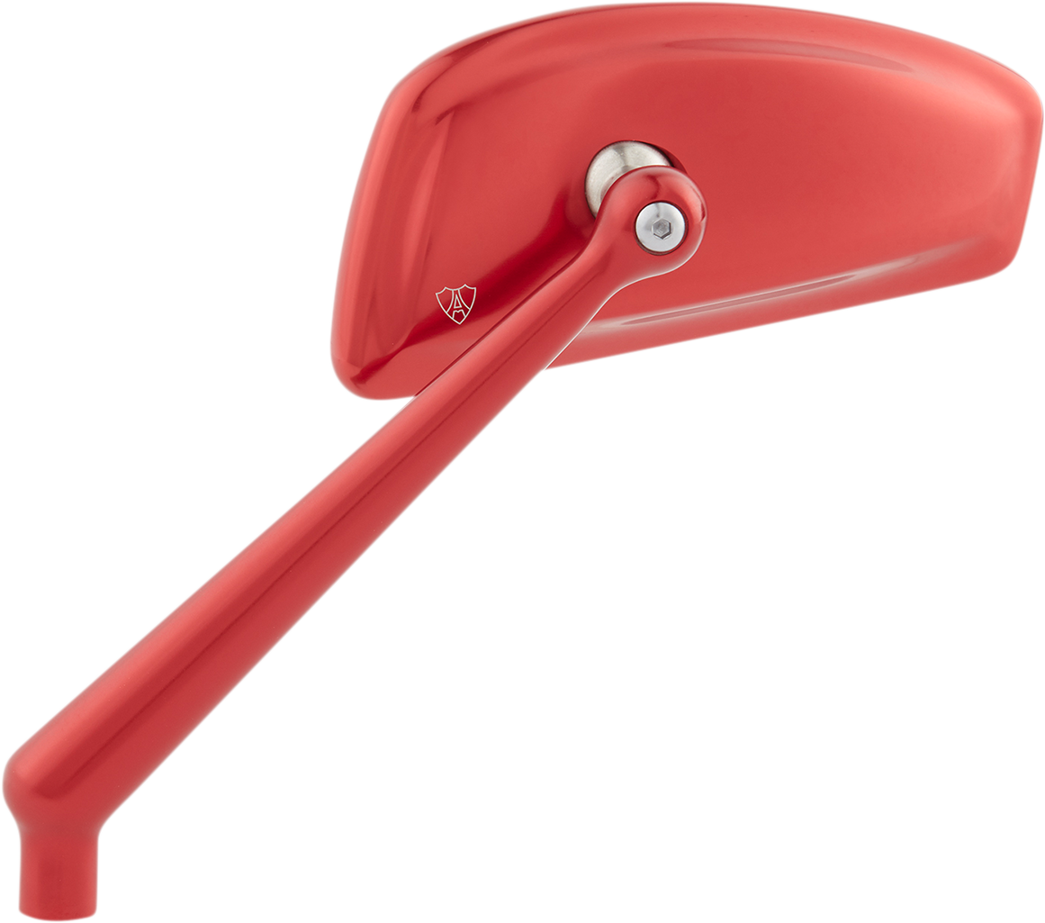 ARLEN NESS Mirror - Tearchop - Side View - Teardrop - Red - Left 510-014