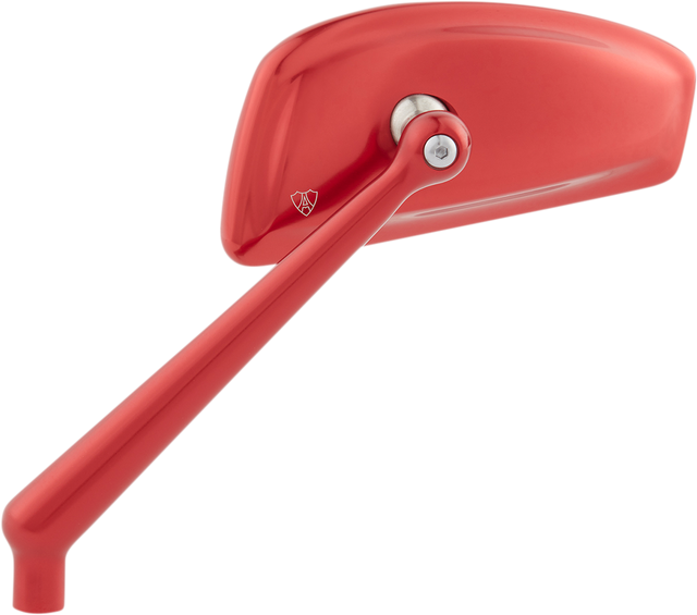 ARLEN NESS Mirror - Tearchop - Side View - Teardrop - Red - Left 510-014