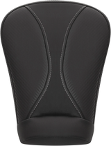 SADDLEMEN Dominator Pillion Pad - Extended Reach - Black with Gray Stitching - FL '08-'23 808-07B-0162EXT