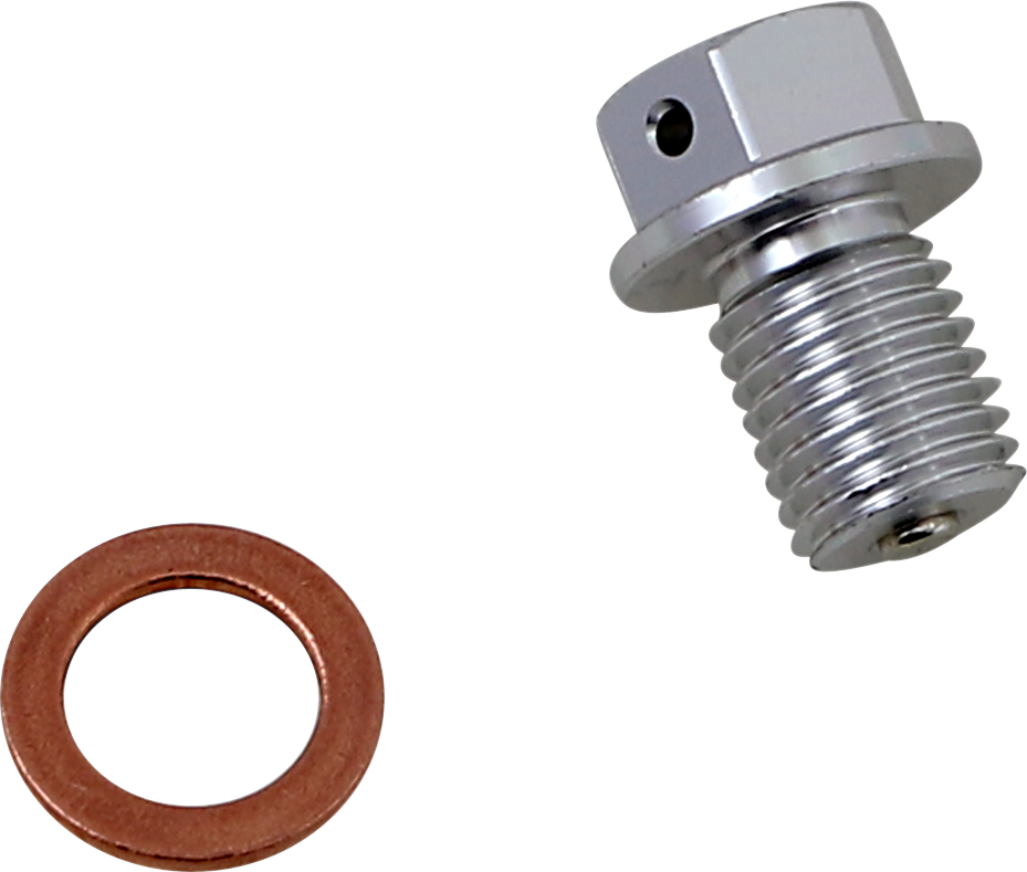 MOOSE RACING Magnetic Drain Plug - Honda | Yamaha T14-6085S - Cycle City Outdoors