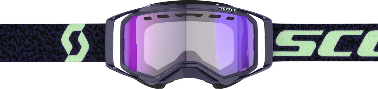 Prospect Snwcrss Ls Goggle Drk Prpl/Mnt Grn Blue Chrome