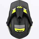 FXR Youth Clutch-X Helmet w/ Dual Shield | Black/HiVis | Sizes YL, YXL