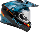 Trekker Cw Conceal Helmet Elec Shld Slate/Black/Red Md - Cycle City Outdoors