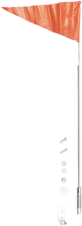 SNO STUFF Flag with Telescoping Pole - 62" 115-711