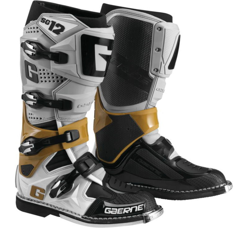 Gaerne SG12 Boot Grey/Magnesium/ White Size - 9 - Cycle City Outdoors