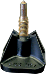 STUD BOY Single Backer Plates - Black - 24 Pack 2513-P1-BLK