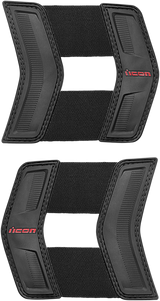 ICON Field Armor Stryker™ Vest Waist Straps - Black/Red 2701-0674