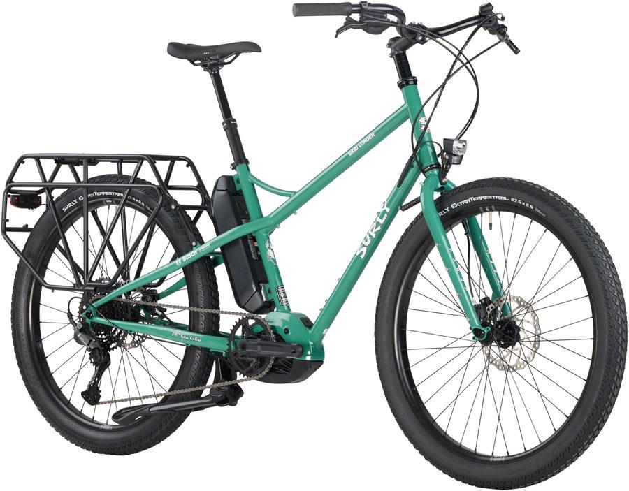 Surly Skid Loader Cargo Ebike 27.5" Steel Illegal Smile Green MD